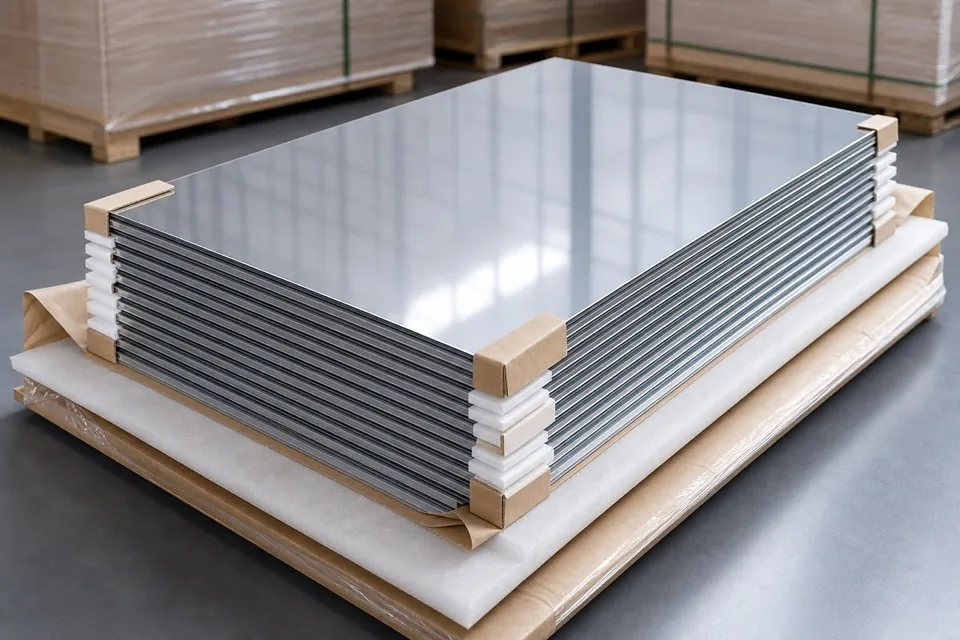 Export packaging for acrylic mirror sheet wholesale orders