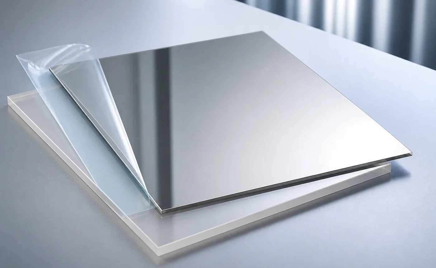 Silver acrylic mirror sheet product for wholesale manufacturer supply