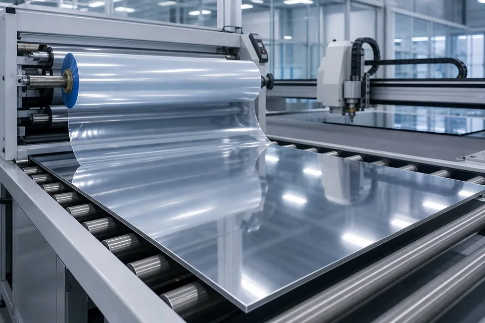 Acrylic mirror sheet production and quality control process