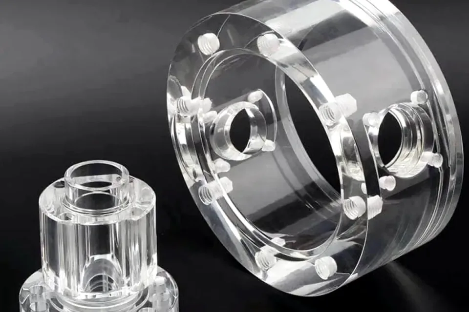 Acrylic sheet machining service for custom fabrication quote