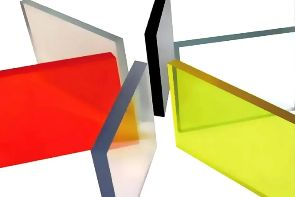 Custom acrylic sheet color range for wholesale product orders